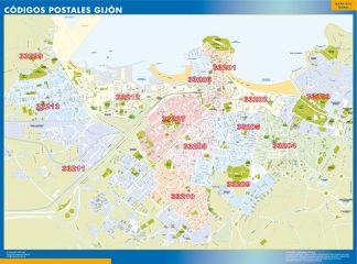 Gijon códigos postales