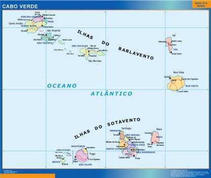 Mapa Cabo Verde