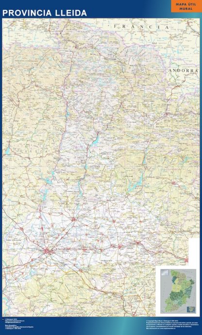 Mapa Provincia Lleida