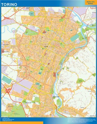 Mapa Torino