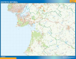 Mapa distrito Setubal 1